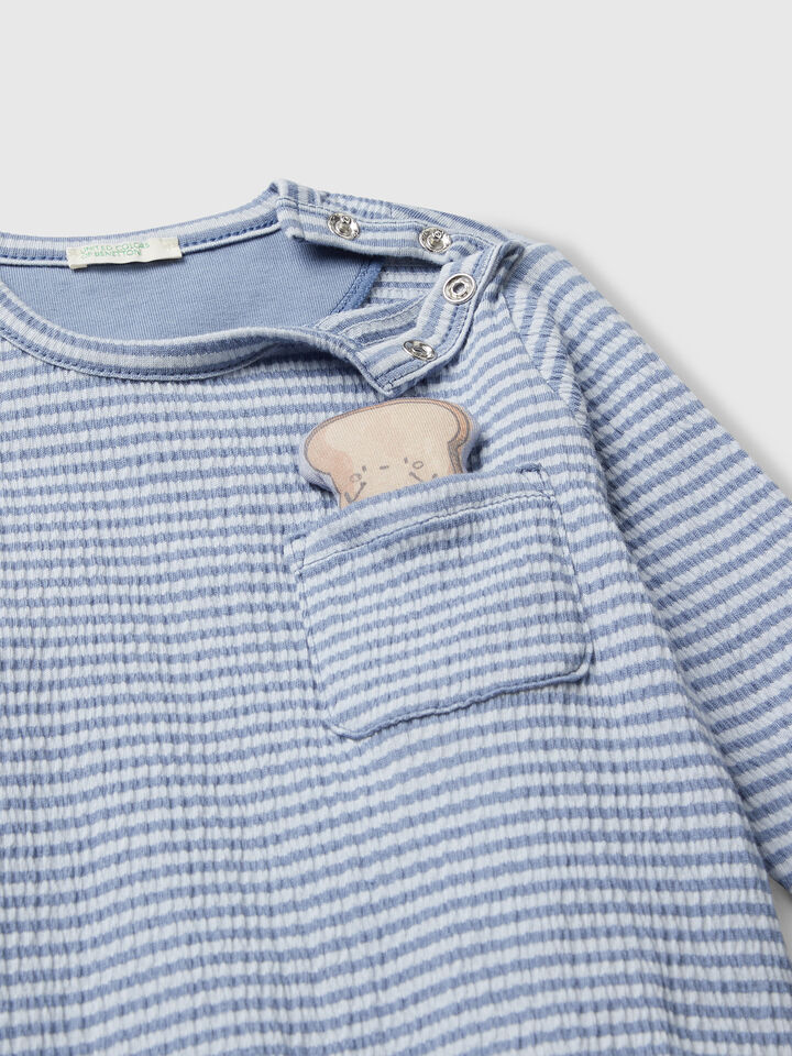 T-SHIRT L/S Recém-nascido image number 3